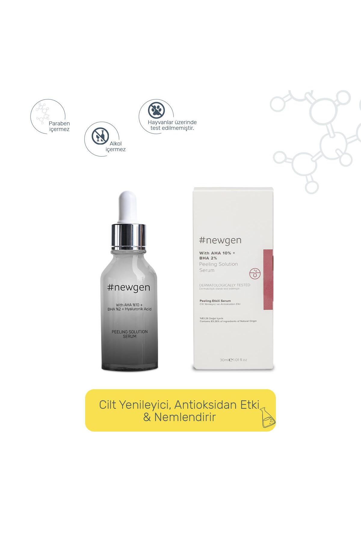 With Aha 10% + Bha 2% Peeling Etkili Serum 30ml